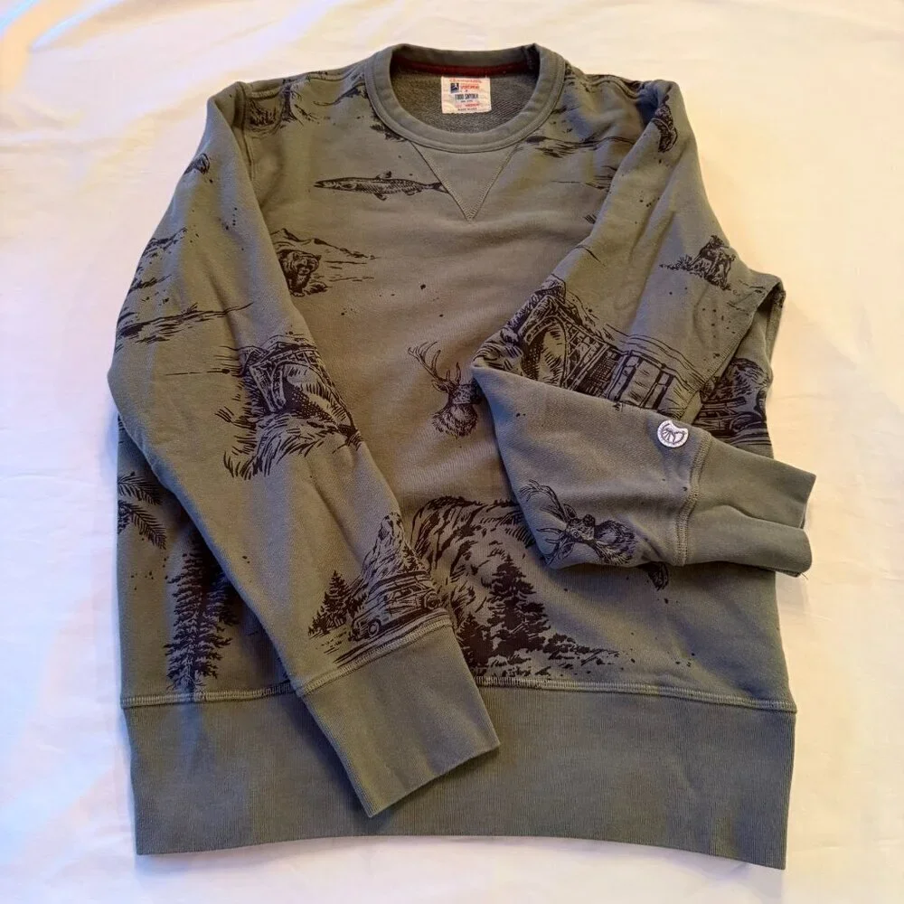Todd Snyder X Champion National Park Scene Sweatshirt